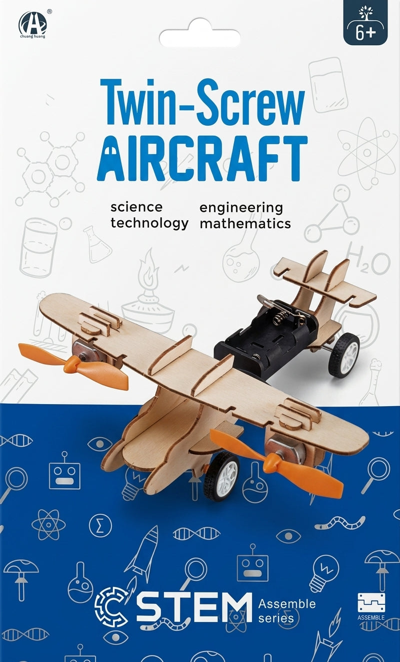 DIY STEM Wooden Model Kit - Air Craft