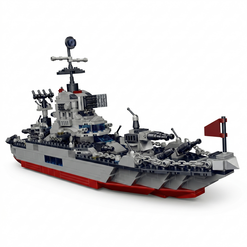 13-in-1 Naval Ship & Military Brick Set