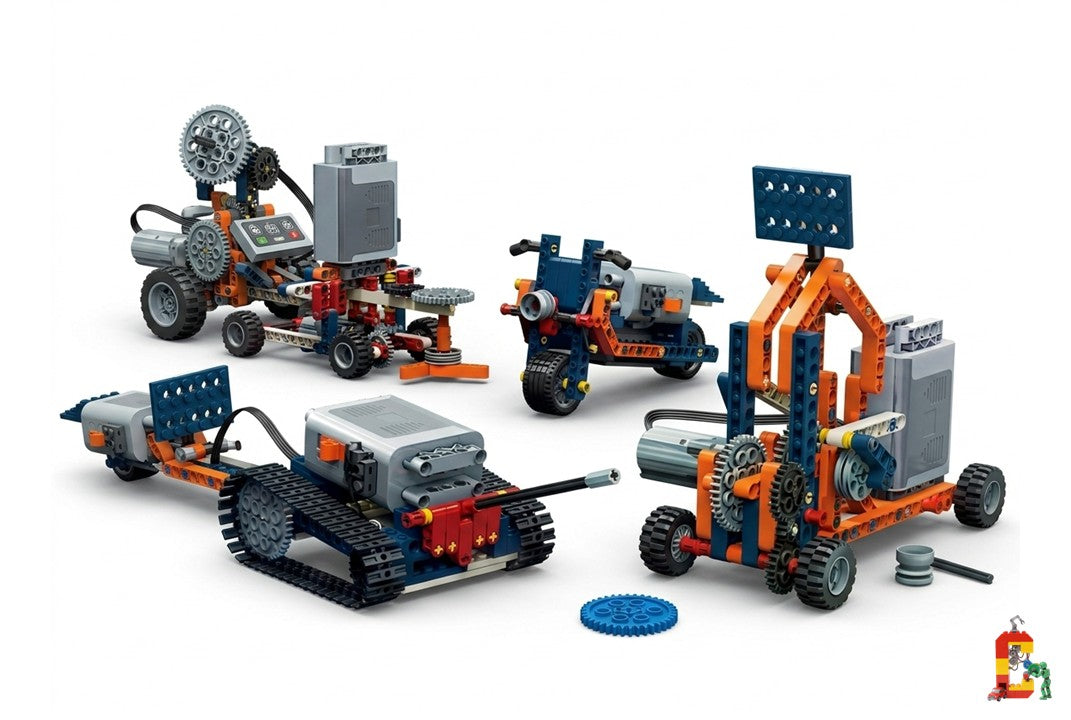 120-in-1 Motorized Gear Blocks Robots & Machines Set