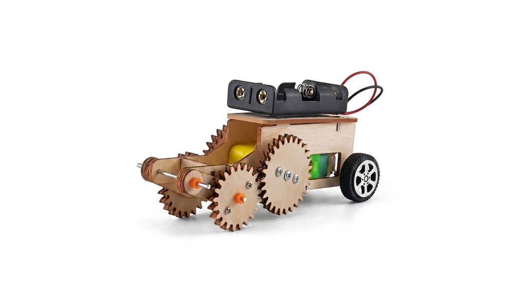 DIY STEM Wooden Model Kit - Gear Car