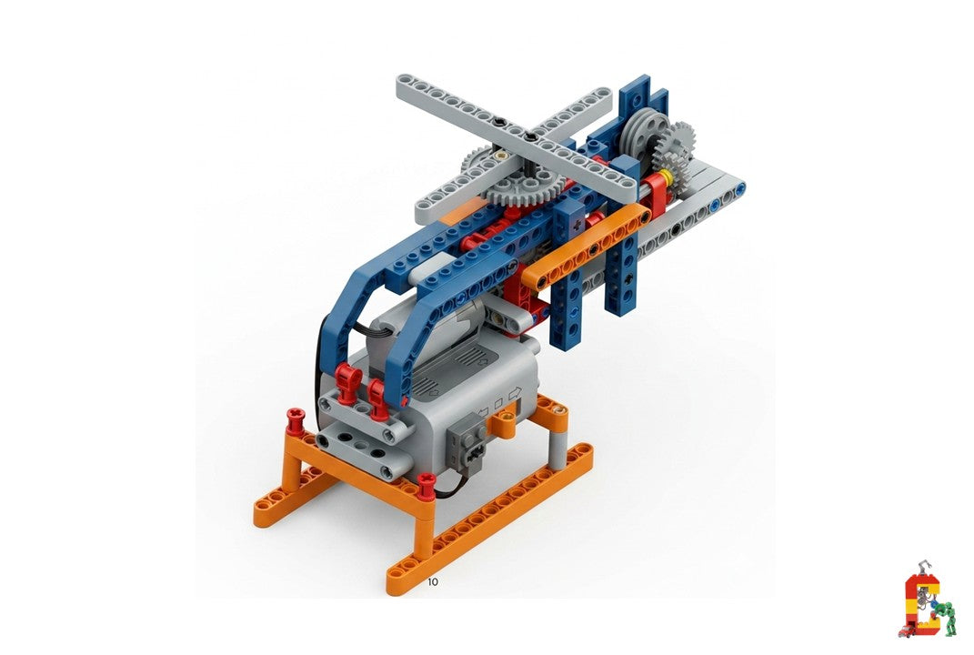 120-in-1 Motorized Gear Blocks Robots & Machines Set