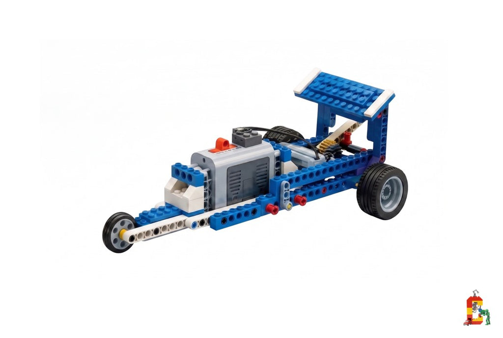19-in-1 Motorized Gear Blocks Robot & Machines Set