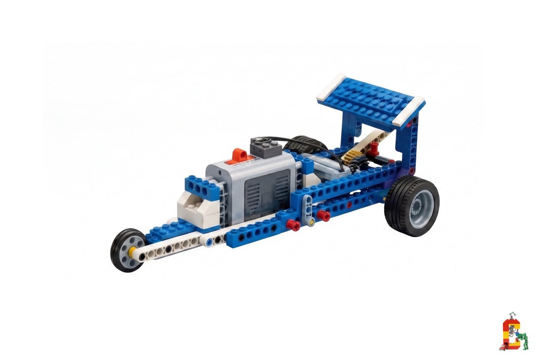 19-in-1 Motorized Gear Blocks Robot & Machines Set