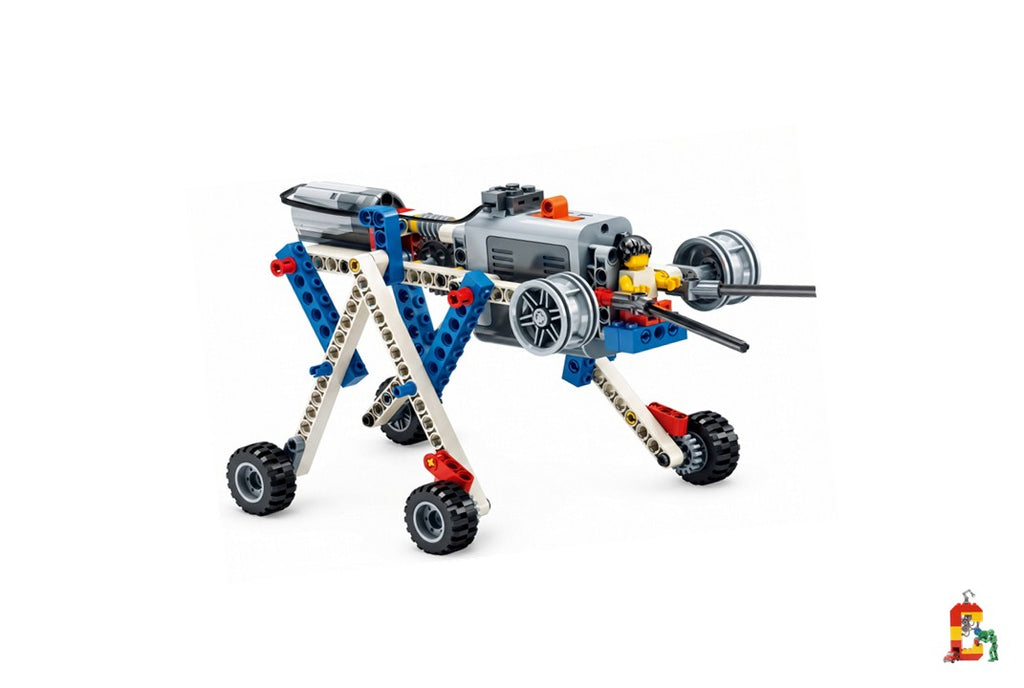 19-in-1 Motorized Gear Blocks Robot & Machines Set